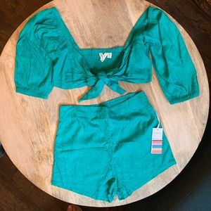 Billabong x Sincerely Jules Short & Top Combo